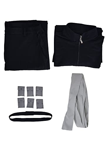 miccostumes Men's Anime Hero Cosplay Costume with Scarf Belt (M)