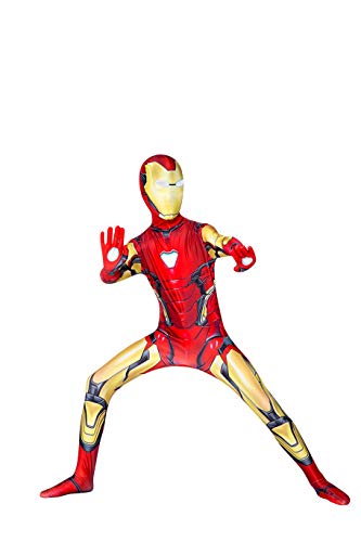 LISUNO Superhero Kids Bodysuit Costumes Halloween Cosplay Costumes (Yellow, Medium)…