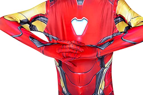 LISUNO Superhero Kids Bodysuit Costumes Halloween Cosplay Costumes (Yellow, Medium)…