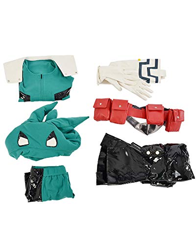 miccostumes Women's Costume Anime Hero Cosplay Fighting Fullset Sportswear with Plush Hat Moving Ears And Leg Covers And Neck accessory (X-Large)