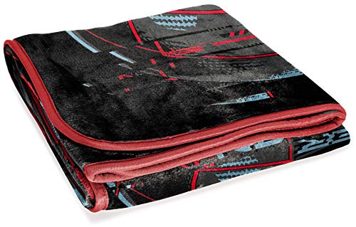 Jay Franco Marvel Miles Morales Gamerverse Be Greater Throw Blanket - Measures 46 x 60 inches, Kids Bedding - Fade Resistant Super Soft Fleece (Official Marvel Product)