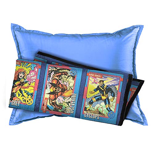 Surreal Entertainment Marvel X-Men Characters Comic Cards Fleece Softest Comfy Throw Blanket for Adults & Kids| Measures 60 x 45 Inches