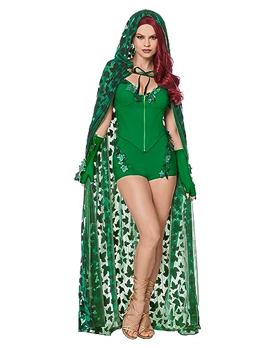 Spirit Halloween DC Villains Adult Poison Ivy Shorts Costume - S | Officially Licensed | DC