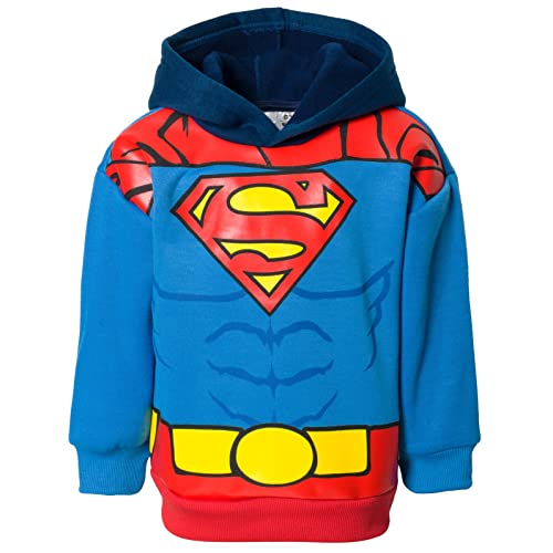 DC Comics Justice League Superman Little Boys Fleece Pullover Hoodie & Pants Set Blue 6
