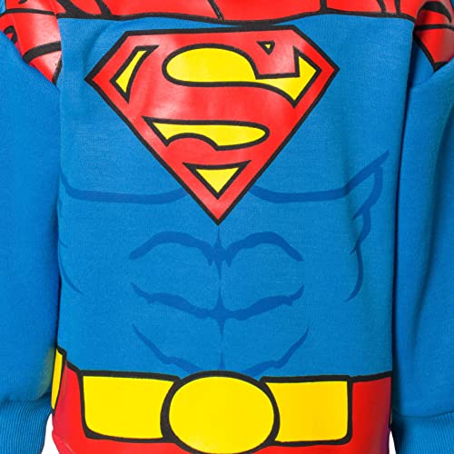 DC Comics Justice League Superman Little Boys Fleece Pullover Hoodie & Pants Set Blue 6