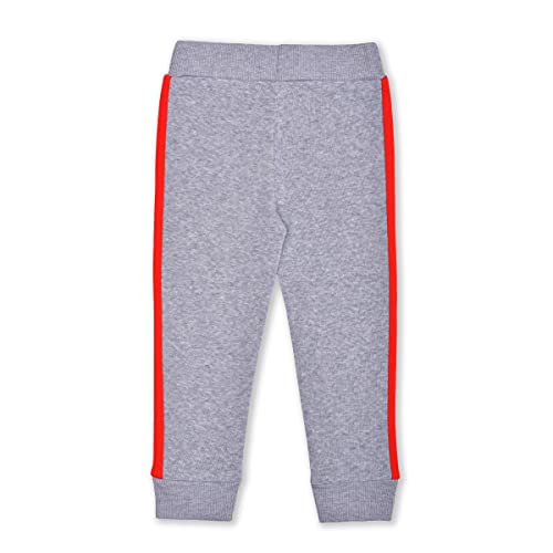 DC Comics Superman Boys’ Zip Up Hoodie, T-Shirt and Jogger Set for Toddler and Little Kids – Blue/Gray