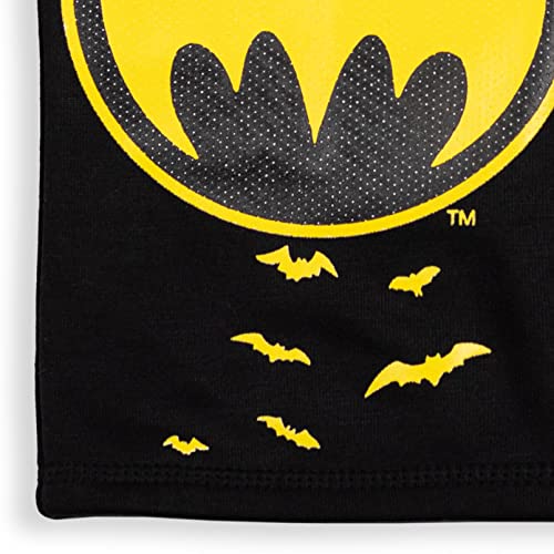 DC Comics Justice League Batman Little Boys Fleece Half-Zip Pullover Hoodie 7-8 Black/Grey