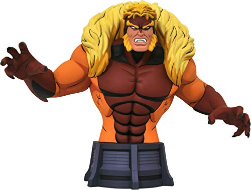 Marvel Animated X-Men Sabretooth Bust, Multicolor
