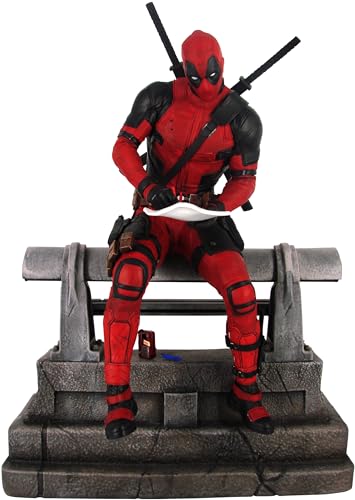 Deadpool Movie Version Statue, Marvel Premier Collection, Multicolor