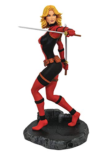 DIAMOND SELECT TOYS New York Comic Con 2020 Exclusive Marvel Gallery: Lady Deadpool Unmasked PVC Figure, Multicolor, 8 inches