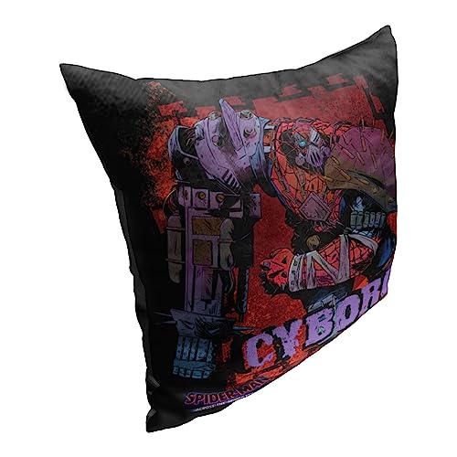Northwest Spider-Man Pillow, 18" x 18", Here Comes Cyborg