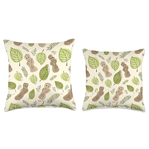 Marvel Studios I Am Groot Leaf Print Throw Pillow, 16x16, Multicolor
