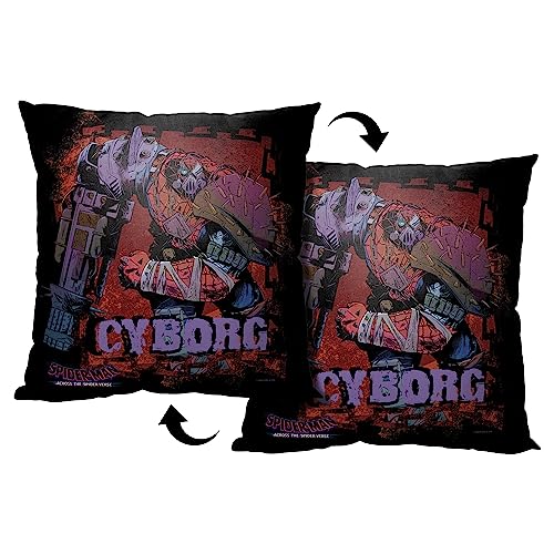Northwest Spider-Man Pillow, 18" x 18", Here Comes Cyborg