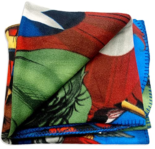 Avenger' Team Join to Save The World Cozy Fleece Throw Blanket 40'' x 60'' (Multicolor)