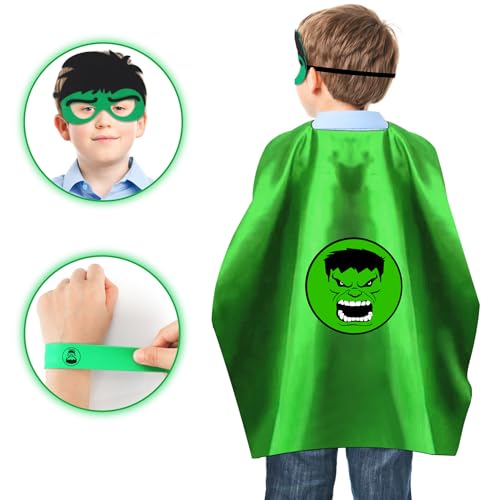 Nebtvra Kids Capes and Mask Set - Costumes Cosplay for 3-14 Years Kids Girls Boy - Christmas Birthday Gifts, Reproducing Movie Scenes