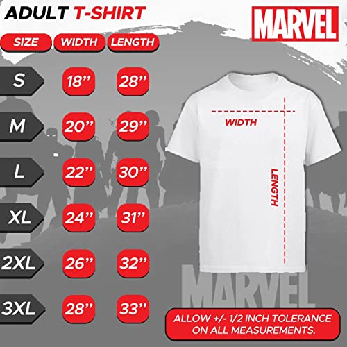 Marvel X-Men Apocalypse 90's Wolverine Mens Adult T-Shirt(XL, Black)