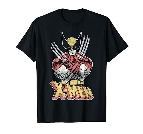 Marvel X-Men Wolverine Classic Comic Vintage Graphic T-Shirt T-Shirt