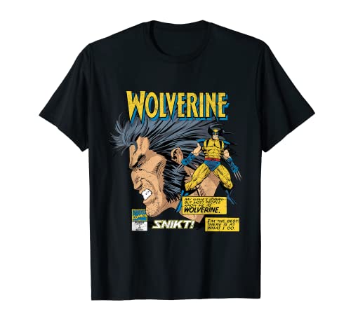 Marvel Comics Wolverine Classic Logan Retro T-Shirt T-Shirt