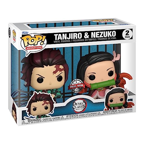Funko POP! Animation: Demon Slayer Tanjiro & Nezuko 2 Pack Exclusive