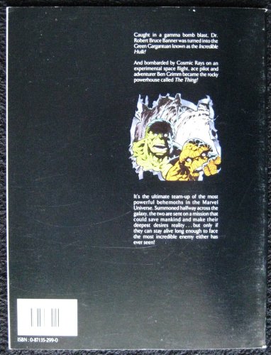 The Incredible Hulk vs The Thing: Marvel Graphic Novel