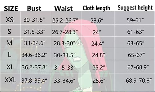 QENUIA Adult Harleen Quinzel Quin Poison Ivy Bodysuit Jacket Green Pants Shirt Cosplay Costume Suit