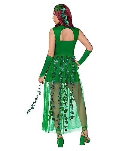 Spirit Halloween DC Villains Adult Poison Ivy Dress Costume - M | Officially Licensed | DC Comics | Batman Costume