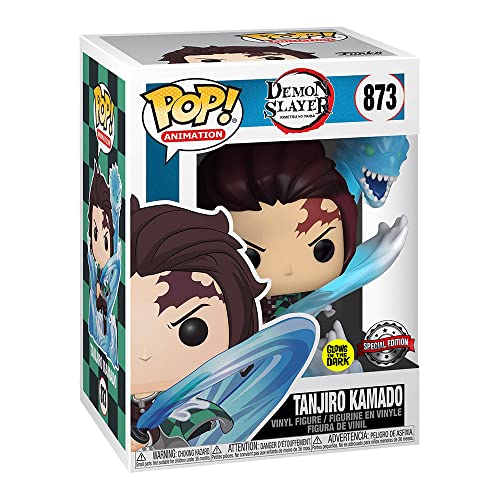 POP! Animation: Demon Slayer - Tanjiro with Dragon (Exclusive) (Glow in The Dark)