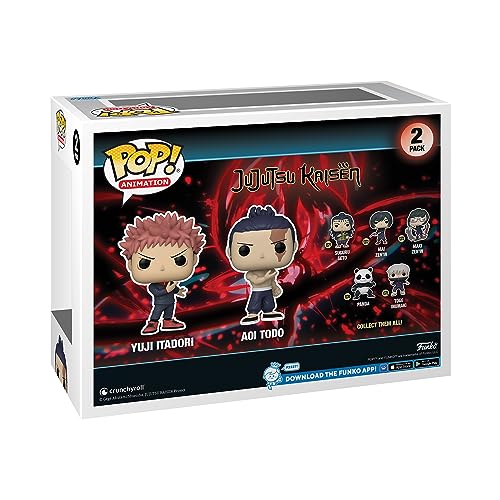 Funko! Pop Animation: Jujutsu Kaisen - Yuji Itadori & Aoi Todo, 2-Pack
