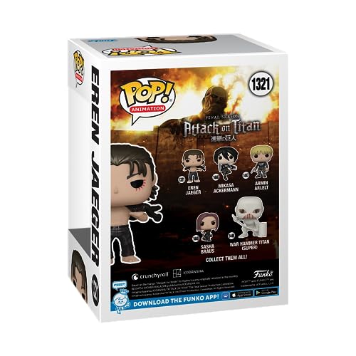 Funko Pop! Animation: Attack on Titan - Eren Jaeger (Metallic), Amazon Exclusive