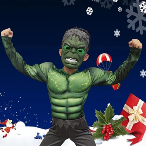 LeSeJinYu Superhero Masks for Kids,Glow Electronic Super hero Toy with LED Light Eyes Halloween Cosplay Costumes Mask Christmas Birthday Gift for Boys Girls Adult