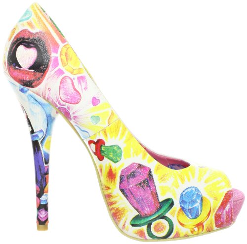 Iron Fist Women's Sweets for My Sweet Platform Pump,Multi,7 M US