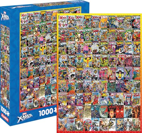 AQUARIUS Marvel X-Men Covers 1000 Piece Jigsaw Puzzle (1000 Piece Jigsaw Puzzle) - Glare Free - Precision Fit - Officially Licensed Marvel Merchandise & Collectibles - 20x28 Inches