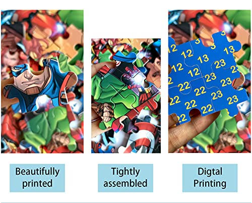 NEILDEN Puzzles for Kids Ages 4-8, Jigsaw Puzzles 60 Piece Puzzles for Kids Ages 3-5, Kids Puzzles in a Metal Box, Educational Learning Puzzle Toys for Girls and Boys