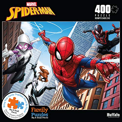 Buffalo Games - Marvel - Spider-Man - Web Spinning - 400 Piece Jigsaw Puzzle