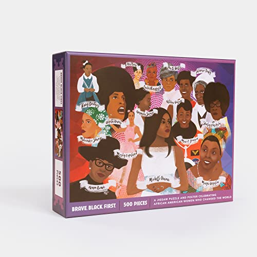 Brave. Black. First. Puzzle: A Jigsaw Puzzle and Poster Celebrating African American Women Who Changed the World: Jigsaw Puzzles for Adults and Jigsaw Puzzles for Kids