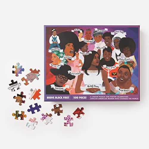 Brave. Black. First. Puzzle: A Jigsaw Puzzle and Poster Celebrating African American Women Who Changed the World: Jigsaw Puzzles for Adults and Jigsaw Puzzles for Kids