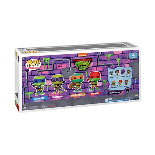 Glow in The Dark TMNT Ninja Turtles 4-Pack