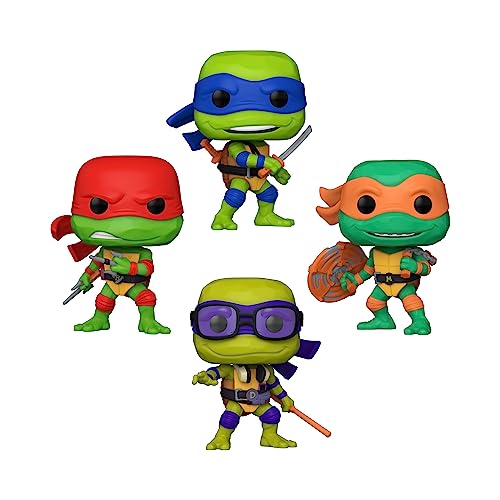 Glow in The Dark TMNT Ninja Turtles 4-Pack