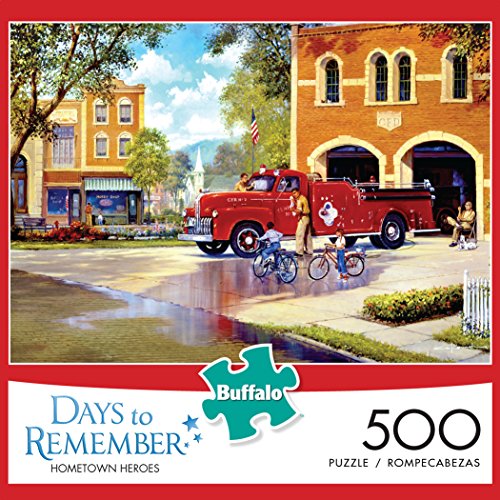 Buffalo Games - Days to Remember - Hometown Heroes - 500 Piece Jigsaw Puzzle