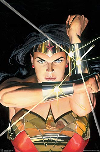 Trends International DC Comics - Wonder Woman - Alex Ross Portrait Wall Poster, 22.375" x 34", Premium Unframed Version