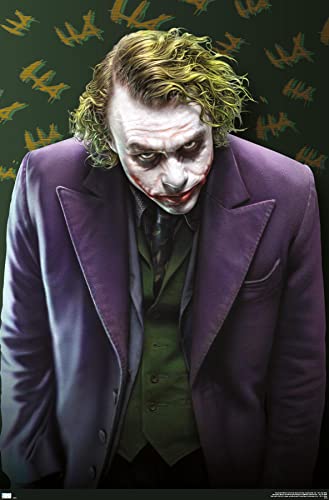 Trends International DC Comics - The Joker - The Dark Knight Wall Poster, 14.725" x 22.375", Premium Unframed Version