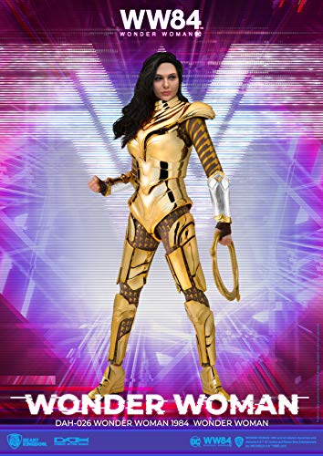 Beast Kingdom Wonder Woman 1984: Golden Armor Wonder Woman DAH-026 Dynamic 8ction Heroes Action Figure, Multicolor
