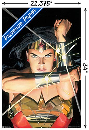 Trends International DC Comics - Wonder Woman - Alex Ross Portrait Wall Poster, 22.375" x 34", Premium Unframed Version