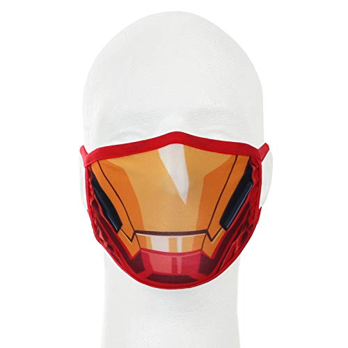 Marvel’s Ironman Gathered Face Cover – Adult