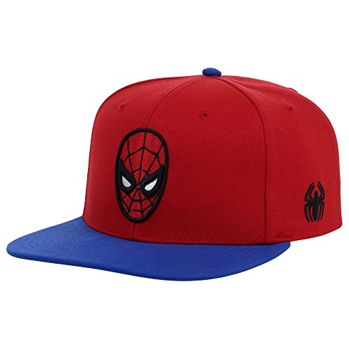 Marvel Spiderman Adult Fashion Adjustable Snapback Flat Bill Cap