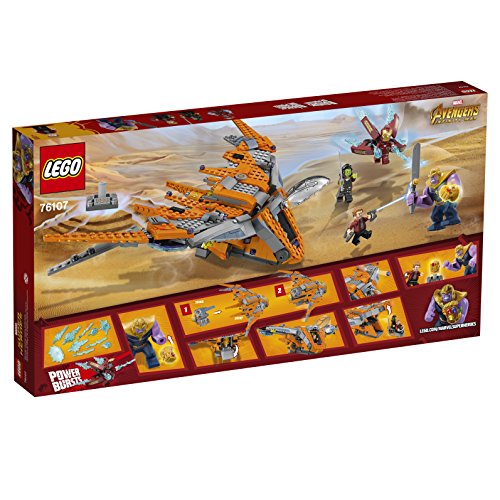 LEGO Marvel Super Heroes Avengers: Infinity War Thanos: Ultimate Battle 76107 Guardians of the Galaxy Starship Action Construction Toy (674 Pieces) (Discontinued by Manufacturer)