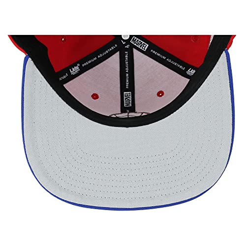 Marvel Spiderman Adult Fashion Adjustable Snapback Flat Bill Cap