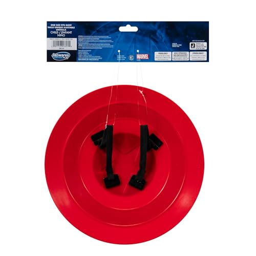 Marvel Captain America Official 12” Shield Accessory - Molded 12” Shield with Elastic Handles Multi