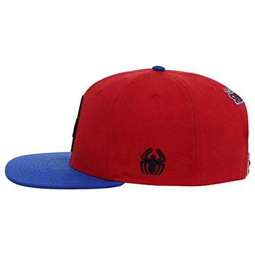 Marvel Spiderman Adult Fashion Adjustable Snapback Flat Bill Cap