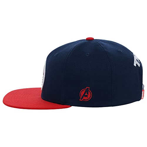 Marvel Thor Adult Fashion Adjustable Snapback Flat Bill Cap dkgry/red